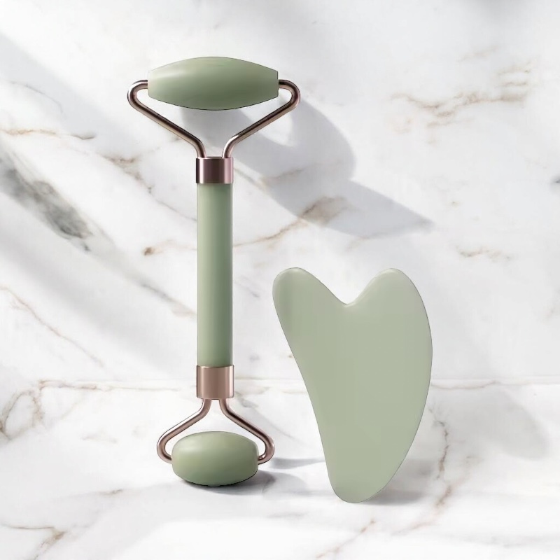 Gua-Sha y  rodillo facial