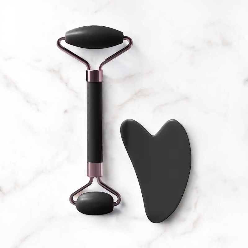 Gua-Sha y  rodillo facial