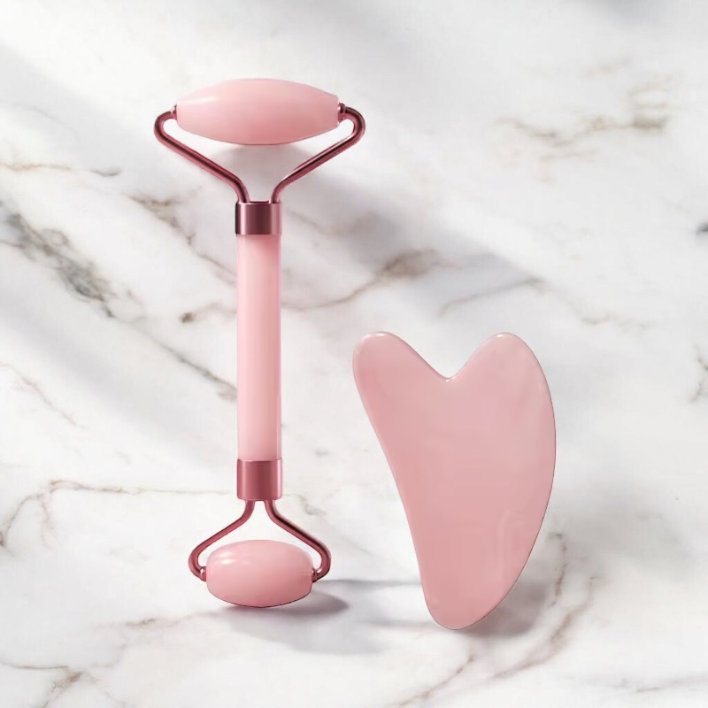 Gua-Sha y  rodillo facial